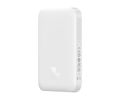 Powerbank BASEUS Magnetic Mini 6000mAh 20W MagSafe (biały)